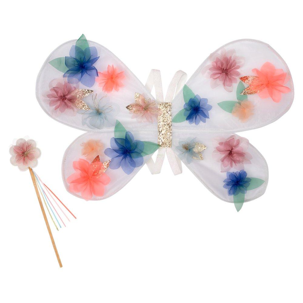 Organza Flower Wings & Wand