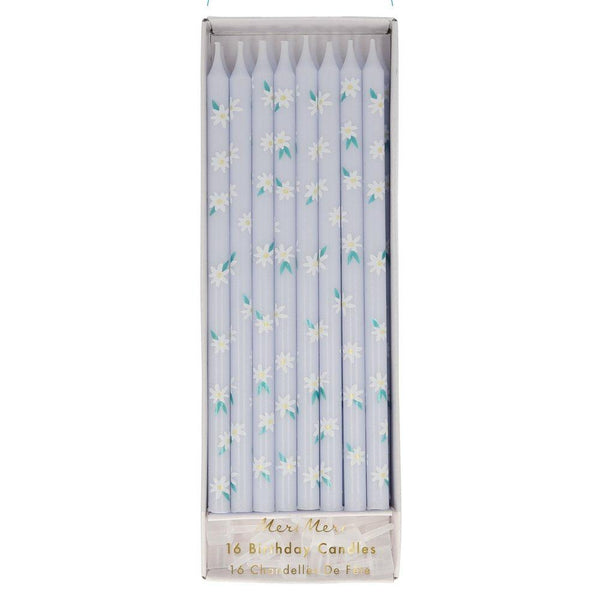 Daisy Pattern Candles (set of 16)