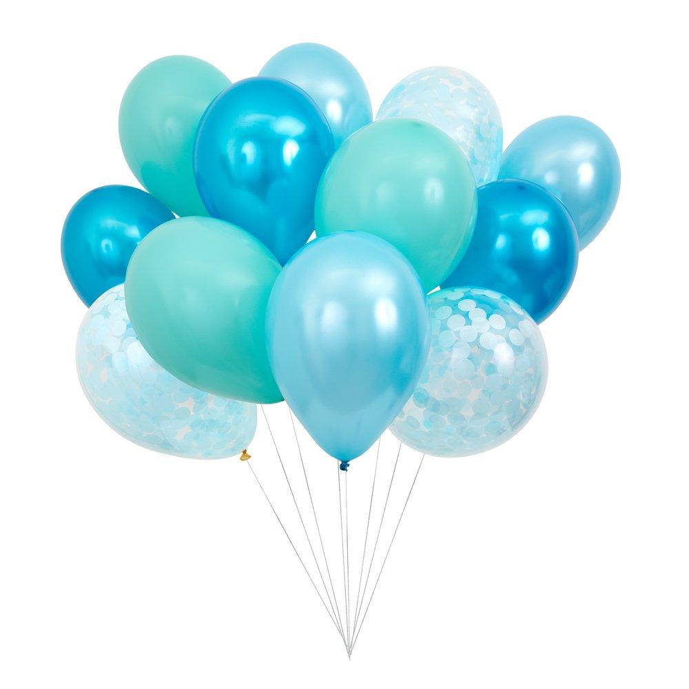 Beautiful Balloons Blue (set of 12)