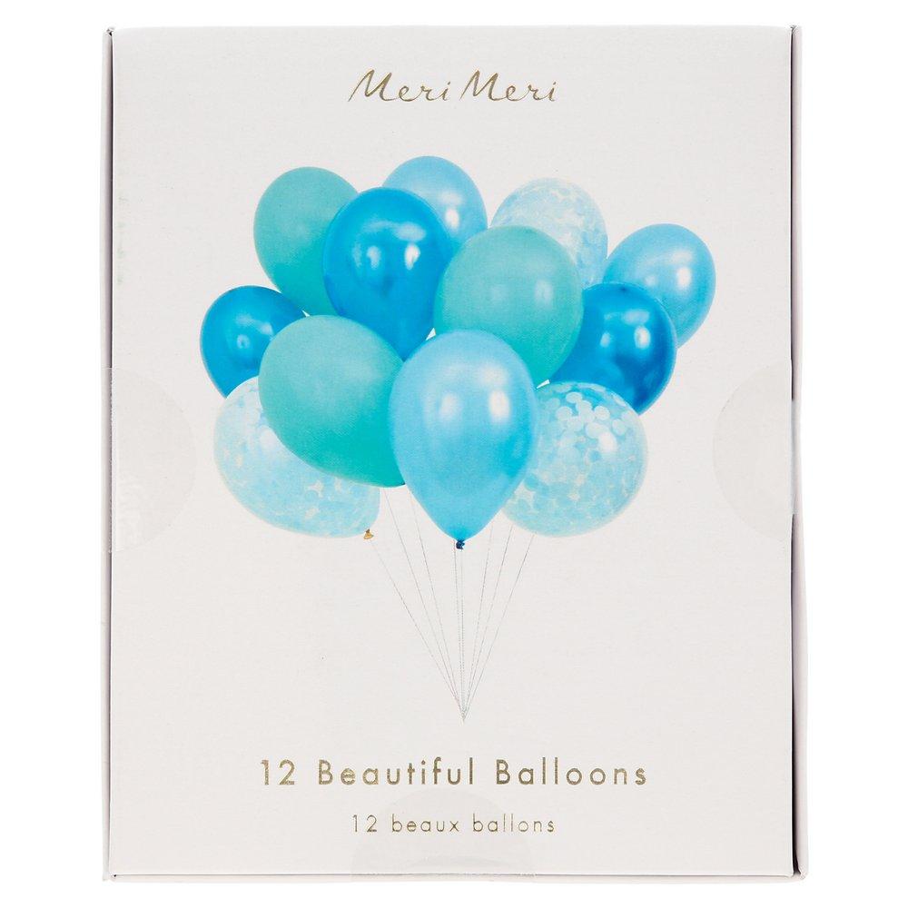 Beautiful Balloons Blue (set of 12)