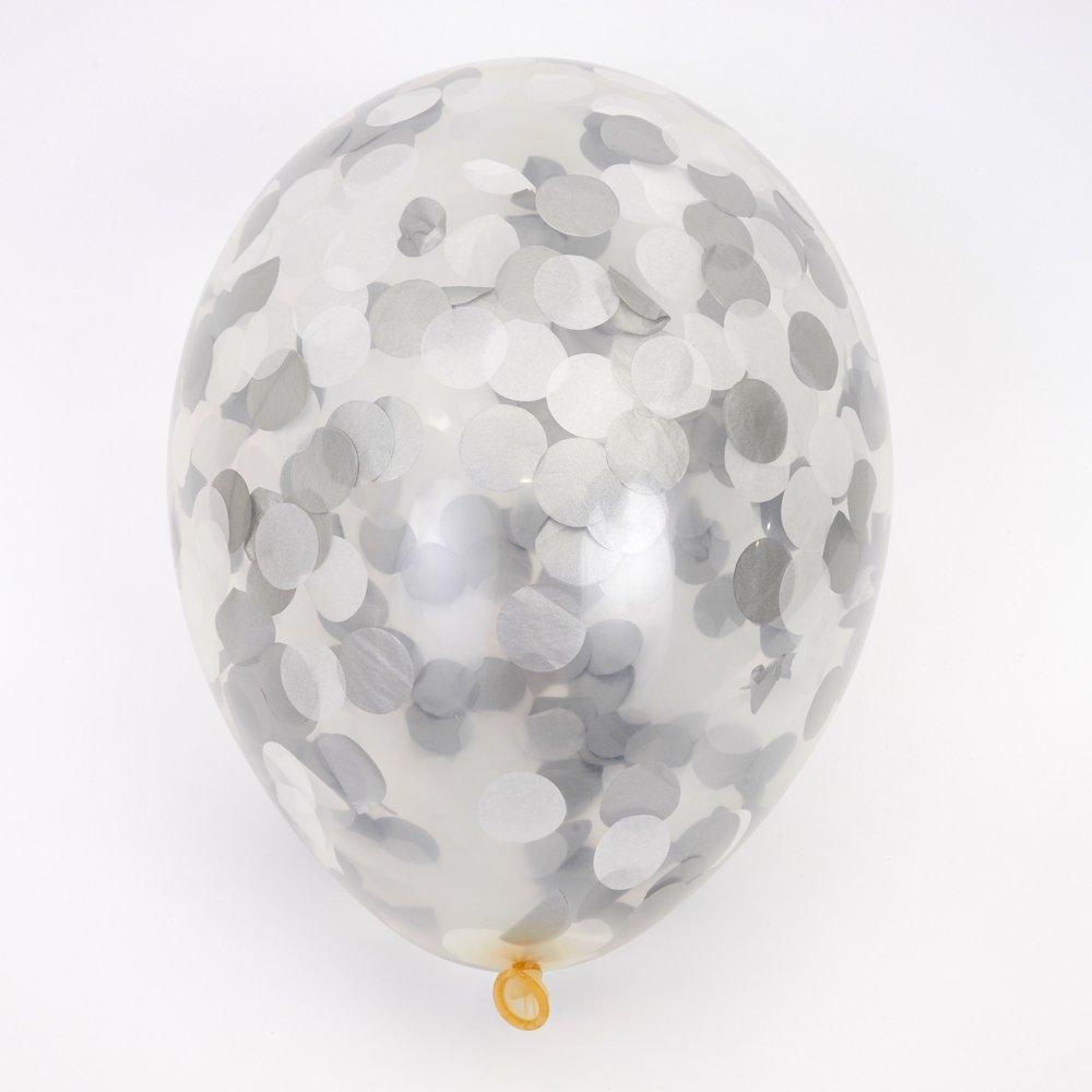 Beautiful Balloons Silver (set of 12)