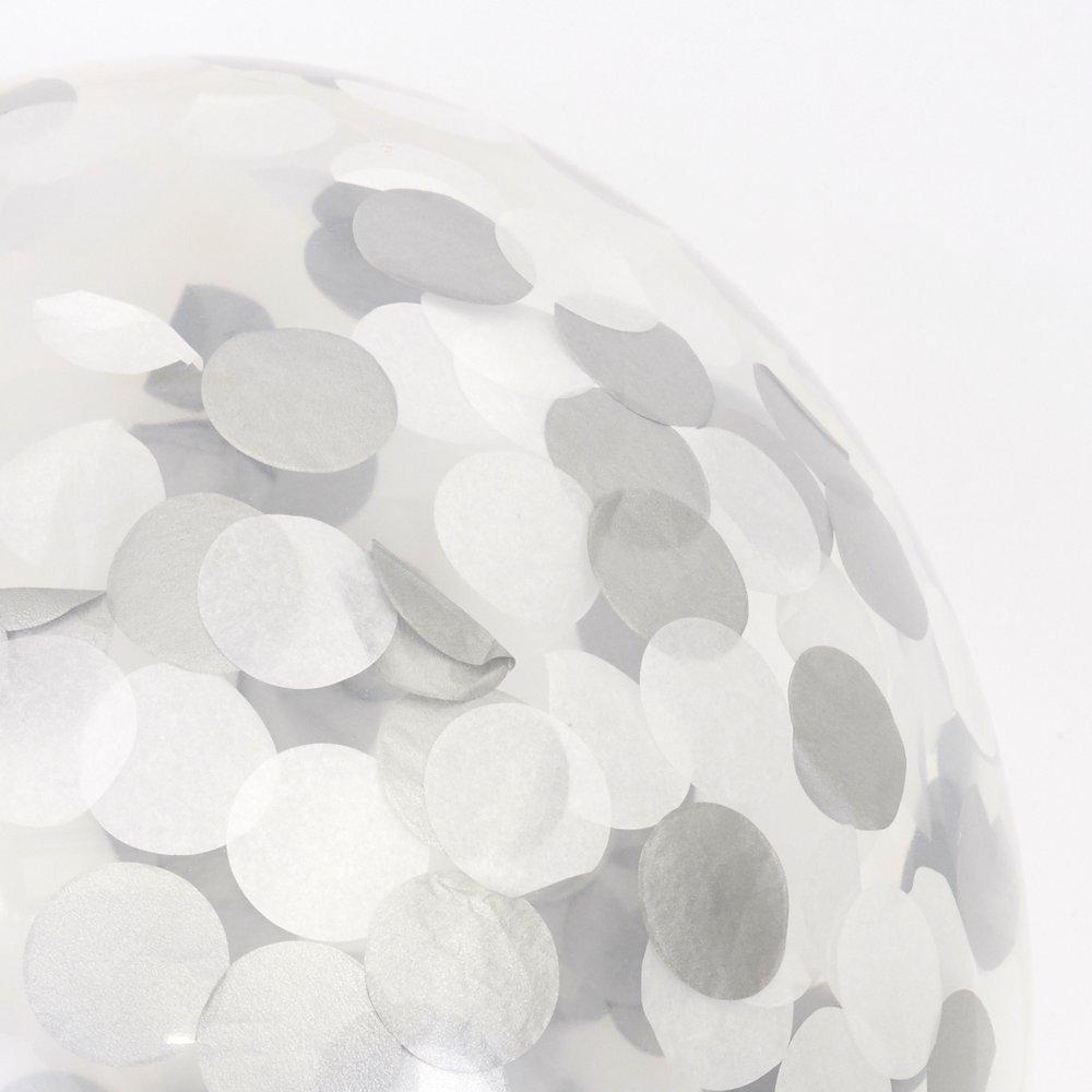 Beautiful Balloons Silver (set of 12)