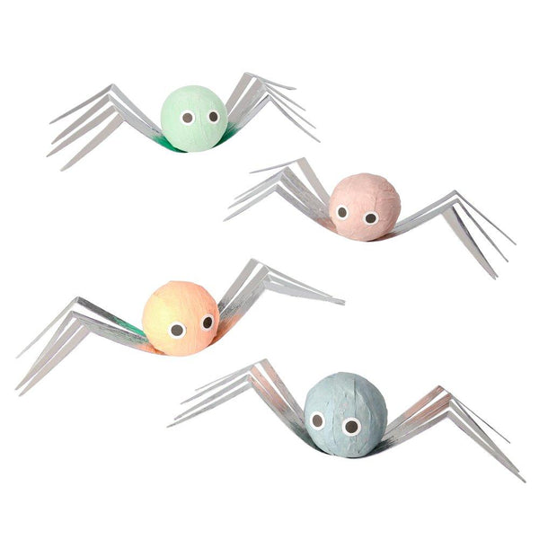 These sensational spiders, filled with Halloween gifts, are great for a Halloween party.