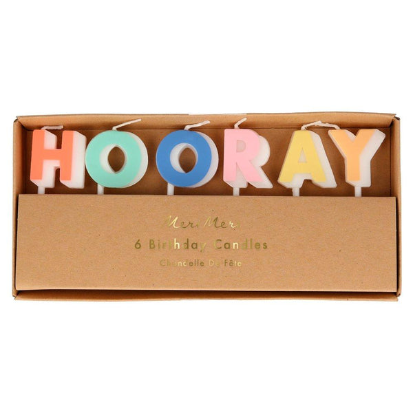 Hooray Candle Set (set of 6)