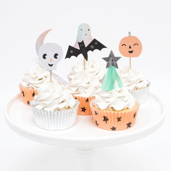 Pastel Halloween Cupcake Kit (set of 24 toppers)