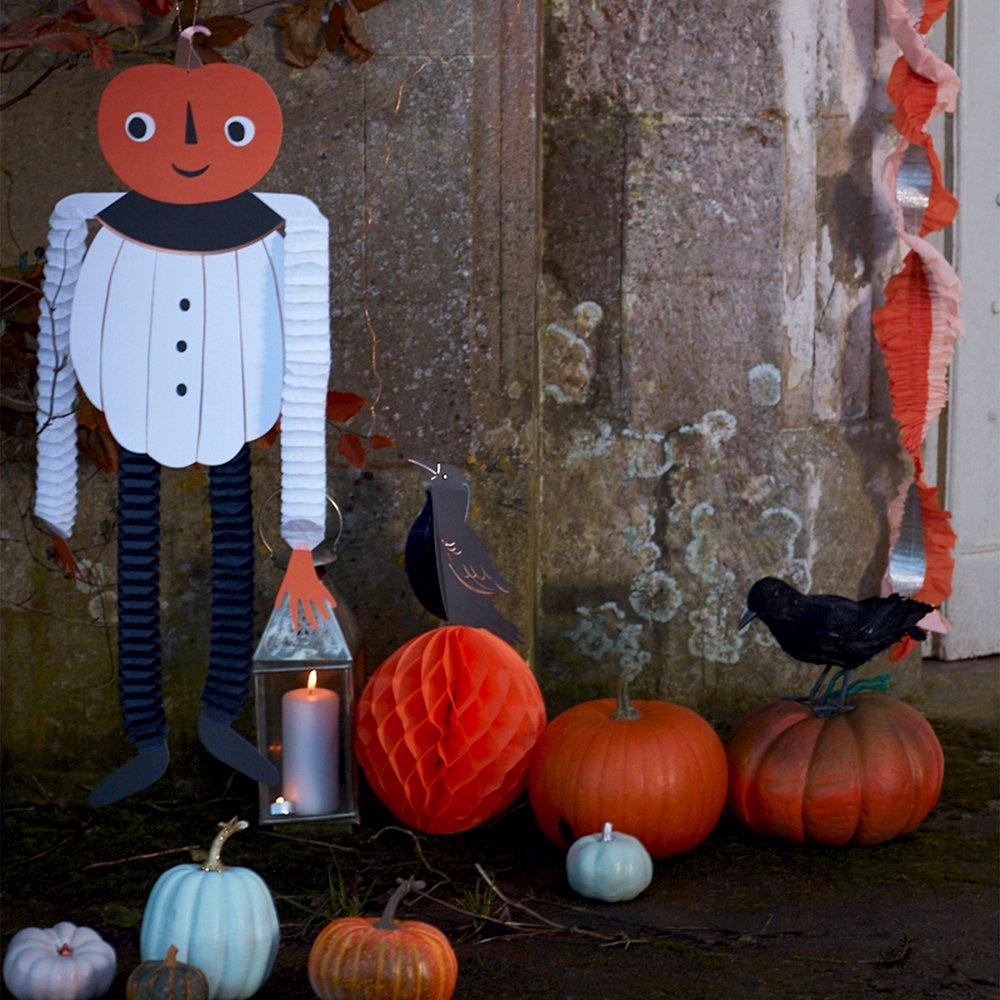 Vintage Halloween Honeycomb Heads (set of 4)