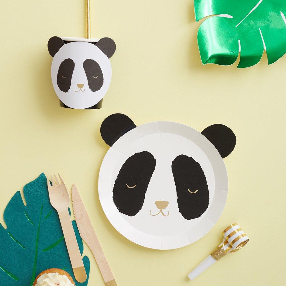 Panda Plates (set of 8)